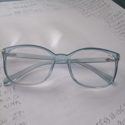Baby Blue Reading Glasses