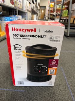 Honeywell 360 Surround Indoor Heater, HHF360B, 1500 W, Black
