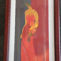 Nicely framed painting