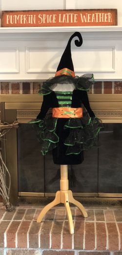 Glam Witch Halloween Costume size 4
