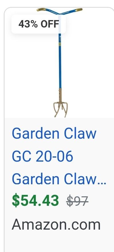 Garden Claw GOLD, Hand Garden Tiller