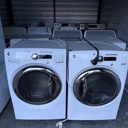 Ge Front Load Washer And Dryer Set 