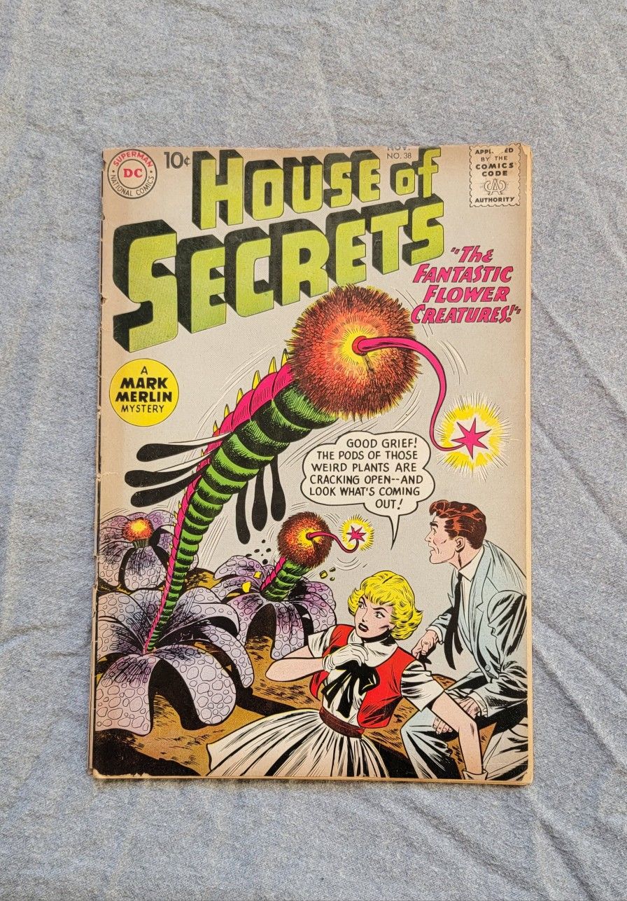 Antique Comic Book "House Of Secrets #38 Fantastic Flower Creatures"