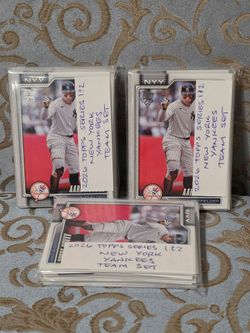 2026 Topps New York Yankees Team Set