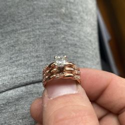 Rose Gold 0.82 CT Ring 