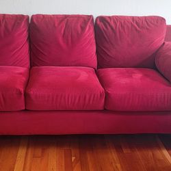 Red Sofa/loveseat set