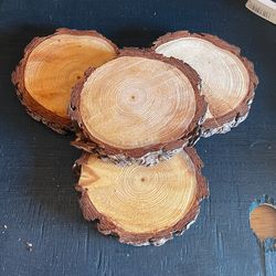 Beautiful Natural Wood Coasters