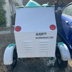 IMER Workman 250 towable multi-mixer
