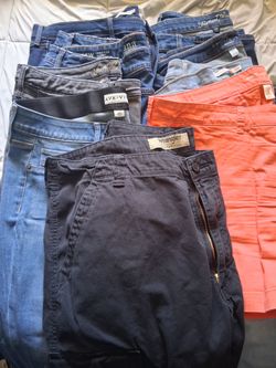 8 18W+ Women's Jeans and 1 Men's Jean