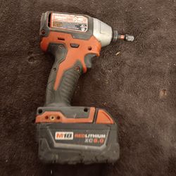 Milwaukee XC5.0 Bat & Brushless 1/4 Drive Impact