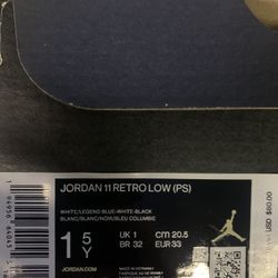Jordan’s 11’s Kids