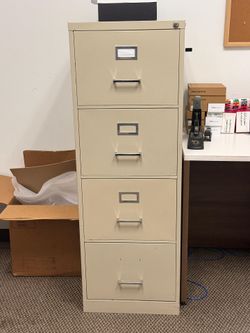 4 Drawer Metal Filing Cabinet 