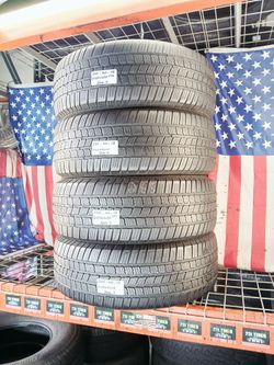 ✅ 4 NICE USED TIRES P265/60R18 MICHELIN DEFENDER LTX M/S ALL SEASON TRUCK SUV 265 60 18