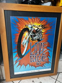 Love Ride 10 Framed Poster 1993
