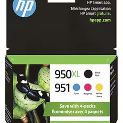 HP 950XL 951 Printer Cartridges (12 Total)