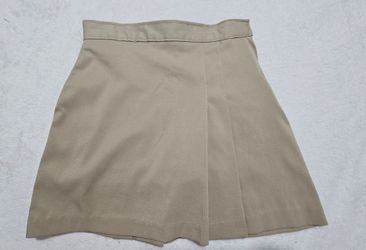 School uniform Khaki skirt with zipper closure size 4 girl