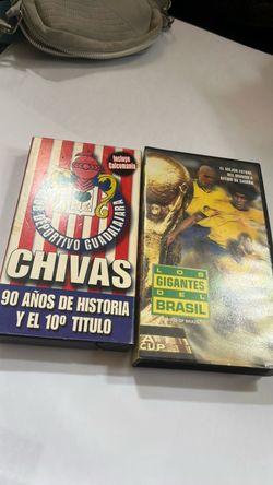 Soccer vhs Brazil and chivas $20