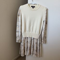 Imoga Trina Abstract Long Sleeve Dress, size 5