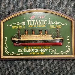 Titanic 3D Wall Art 