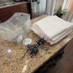 Event Table cloths & Table Centerpiece Kit