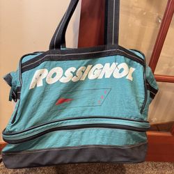 Vintage (80’s) Rossignol Ski Duffel Bag With Zip Around Bottom Compartment