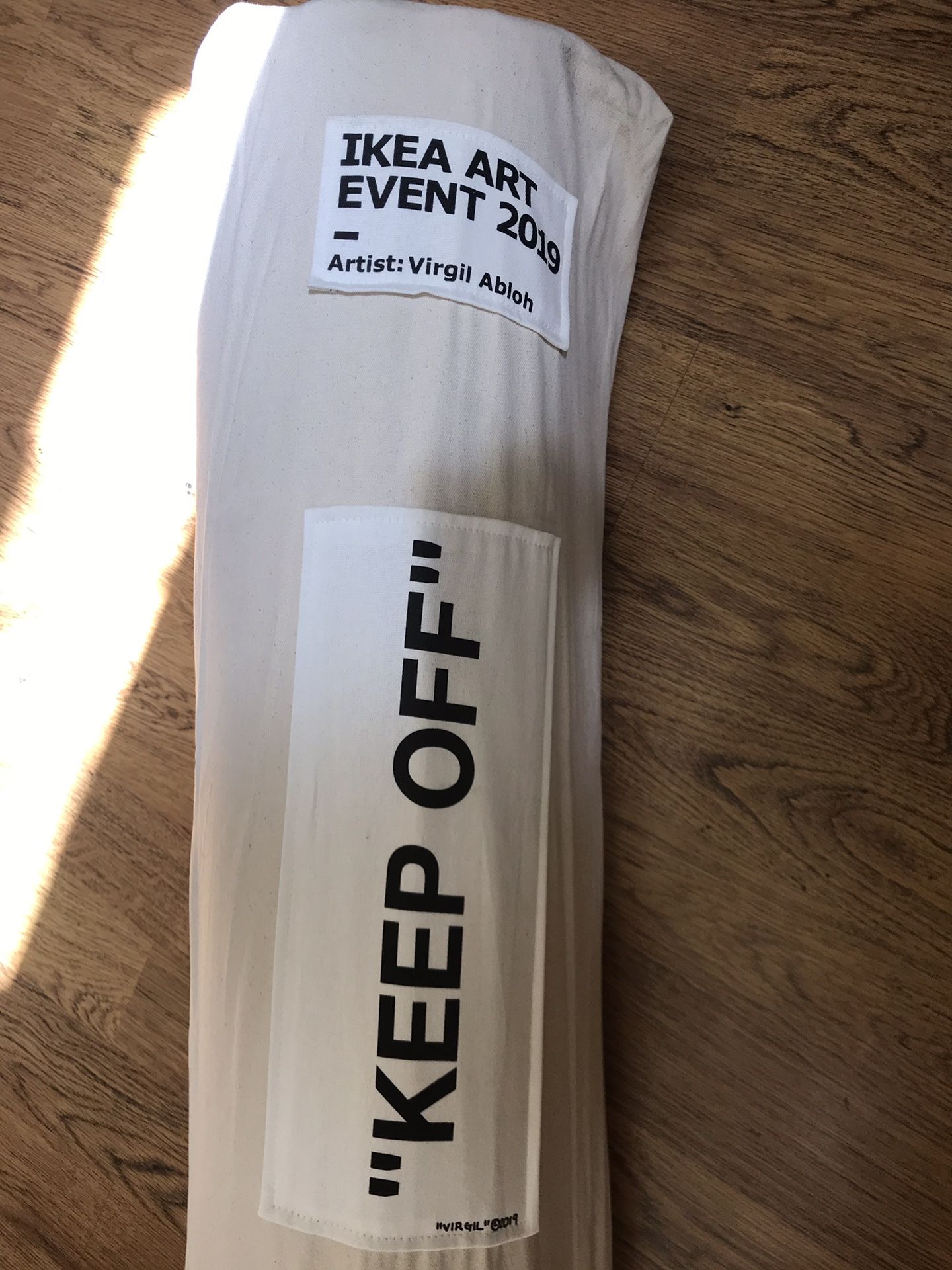 IKEA OFF-WHITE Keep Off Rug Grey White VIRGIL ABLOH Wall Art New, 200 x  300 cm