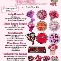 Mother’s Day Flowers & Bouquet Arrangement!