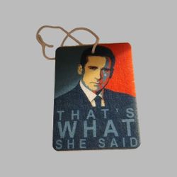 The Office Michael Scott Air Freshener . That's What She Said 