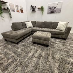 Gray Sectional Couch - Free Delivery