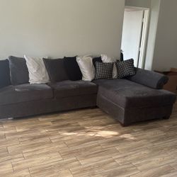 Dark Grey Sectional For Sale