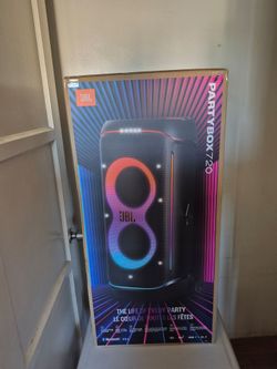JBL PARTY BOX 720 8OO WATTS RECHARGEABLE BATTERY NEW SEALED NOT NEGOTIABLE