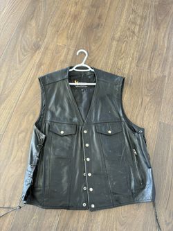 leather vest