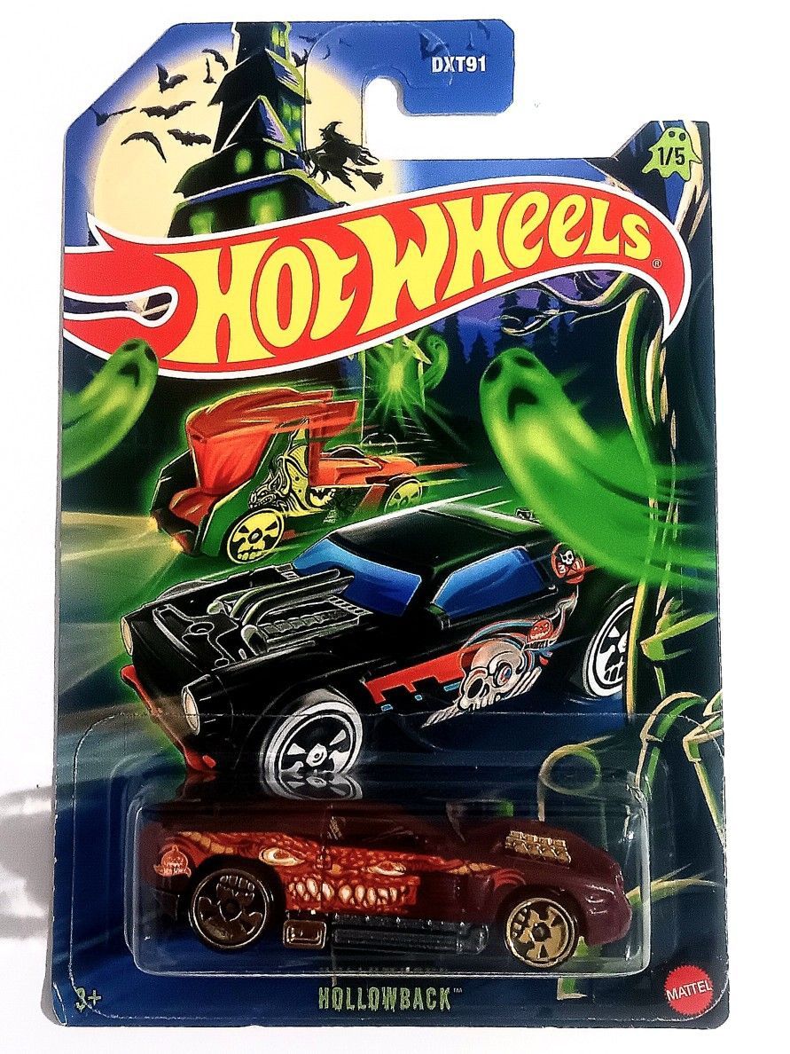 HALLOWBACK #01 | HW HALLOWEEN 2025 | 1:64 DIECAST W/ PLASTIC TIRES | NEW IN BOX | FACTORY SEALED