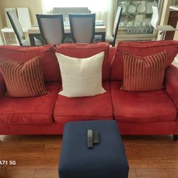 Red Sofa From haverty