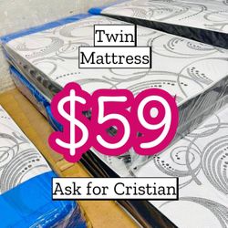 New mattresses  Twin mattress  Colchon individual  Colchones nuevos Twin beds  Camas twin 