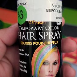 Purple hair spray
