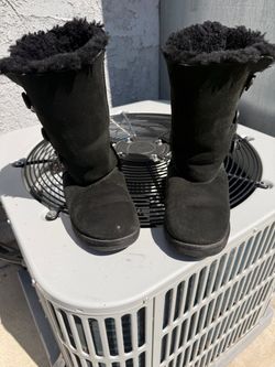 UGG Bailey Button Triplet Tall Boots – Black – Women’s Size 6