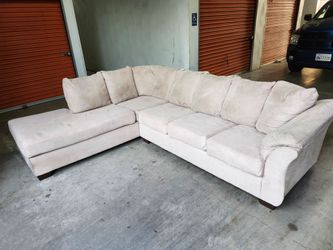 Beige Ashley Furniture Sectional Couch FREE DELIVERY