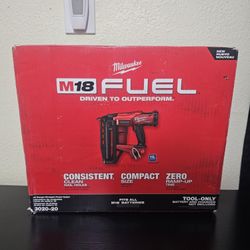 MILWAUKEE M18 FUEL STRAIGHT FINISH NAILER GUN 16GA 