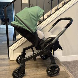 Brand new stroller, olive green 