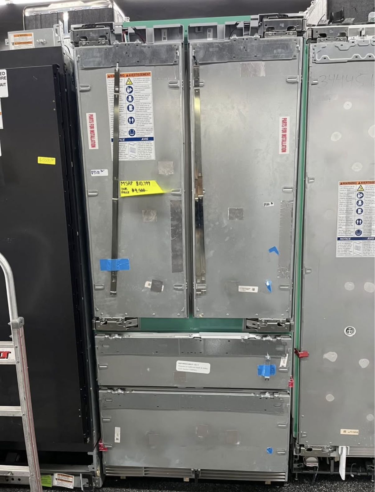 Built In 4 Door Thermador Panel Ready 36” Refrigerator