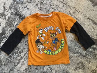 Paw Patrol Howl for Halloween Toddler Boys Long Sleeve Shirt 18 Months Glow in The Dark