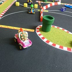 Mario Kart Mini Or Any R/C Cars With Custom Built Race Track