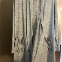 32 Degree Heat. Long Cardigan With Pockets.  Large