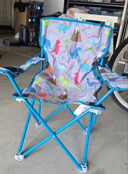 Kids dinosaurs folding chair