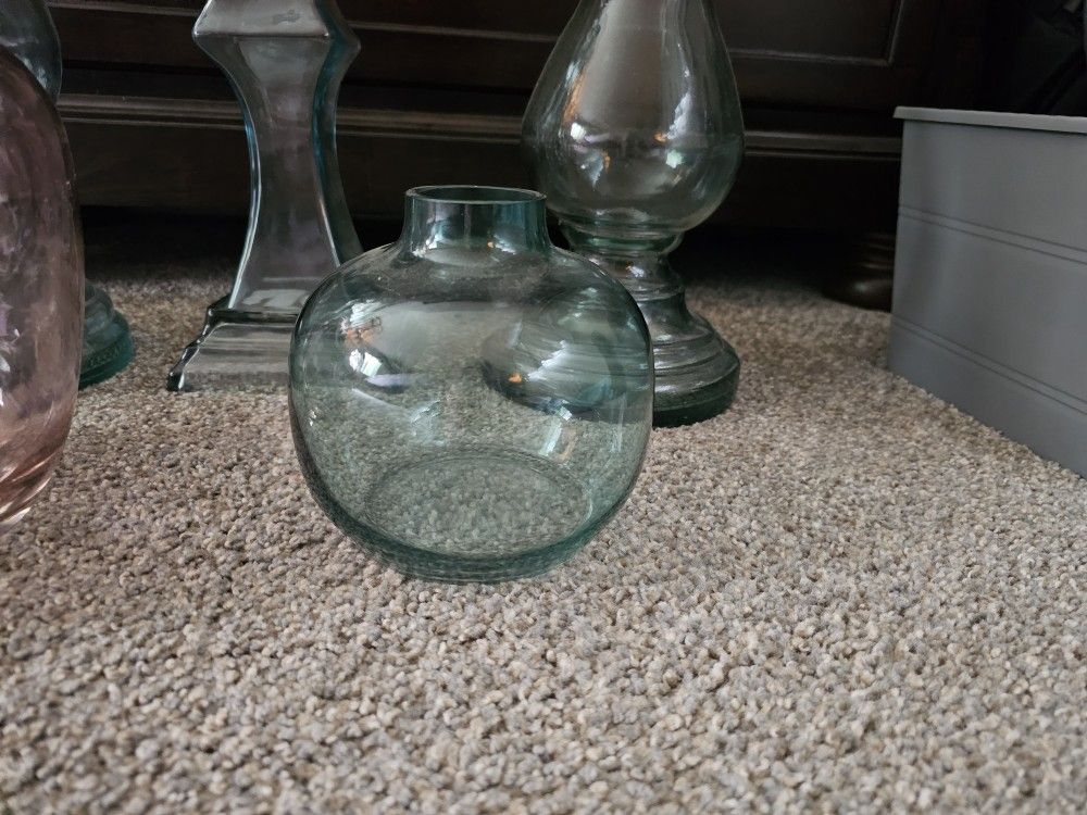 Glass Vases and Candle Holders