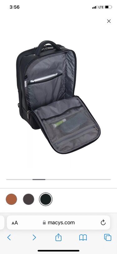 KENNETH COLE REACTION Full Grain Colombian Leather 16 Laptop