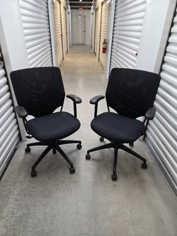 Two Black Ergonomic Office Chairs $Make Best Offer$