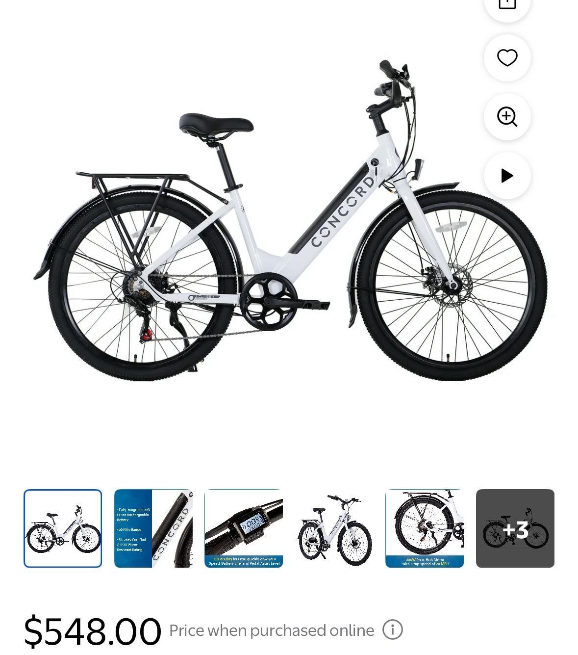 Concord Electric E Bike