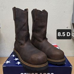 Thorogood Work Boot Size 8.5 D STEEL ROUND TOE 